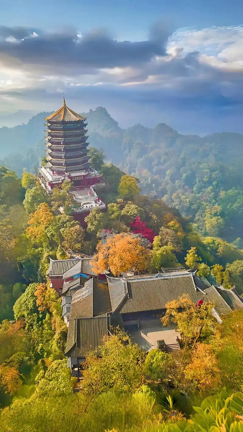 都江堰的氛围照片