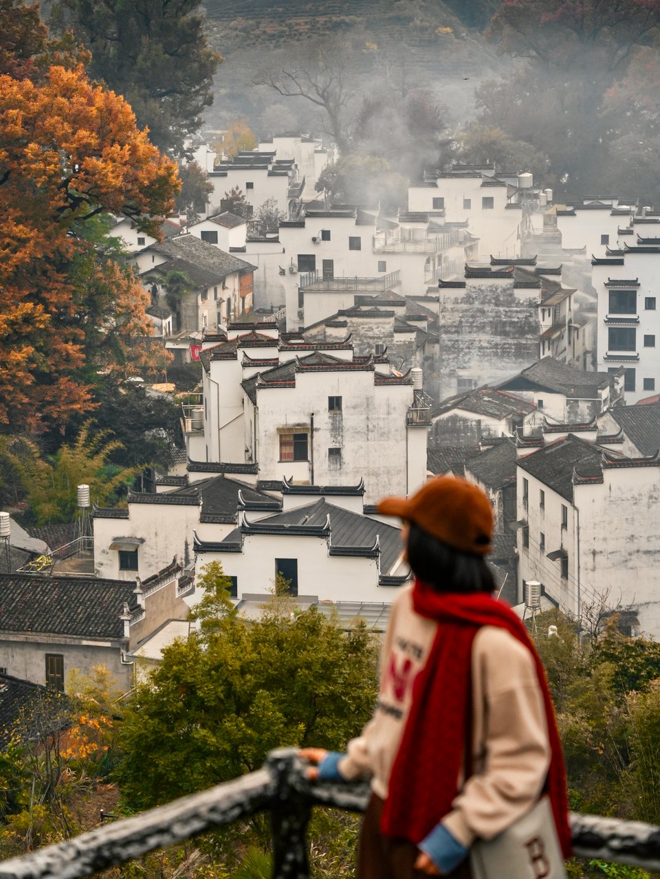 Atmosphere photo of 石城晨雾红枫