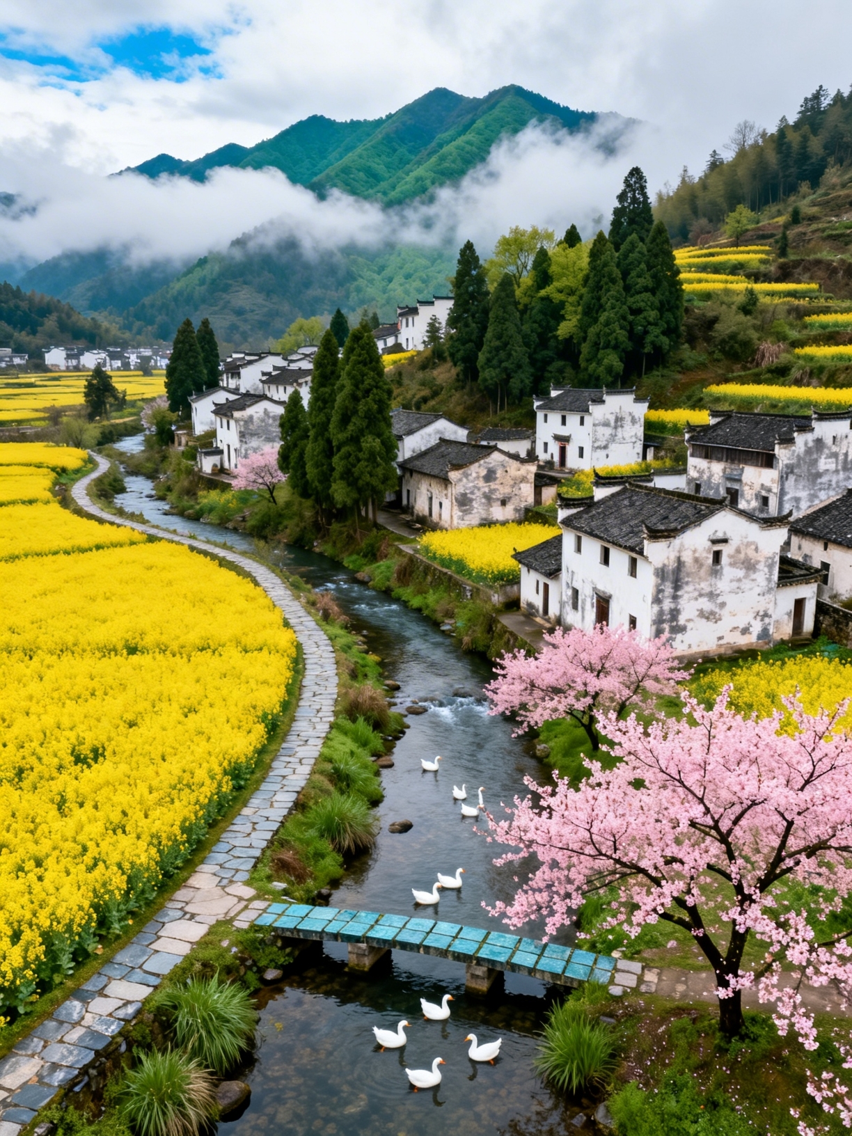 庆源古村的氛围照片